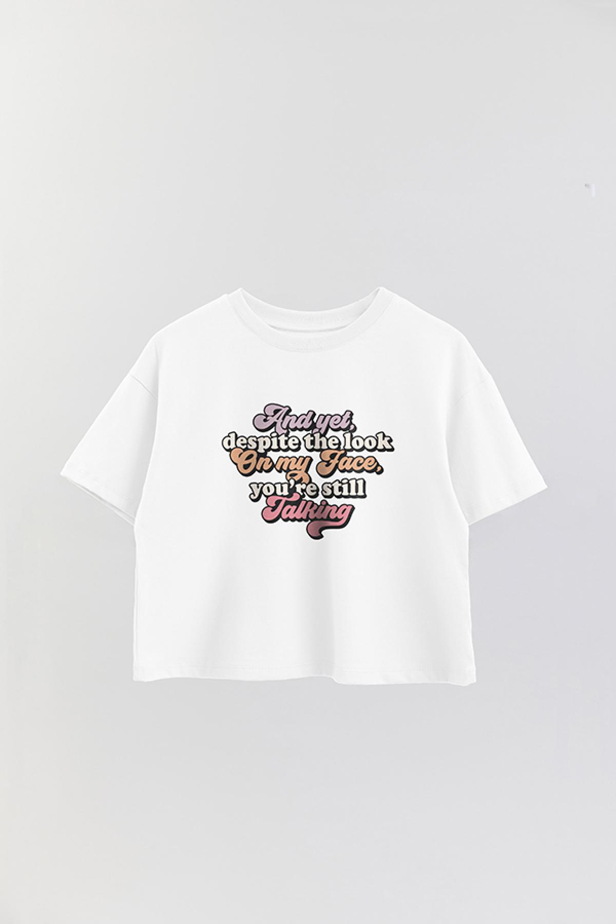 REMERA CROP ESTAMPADA LV5 AND YET
