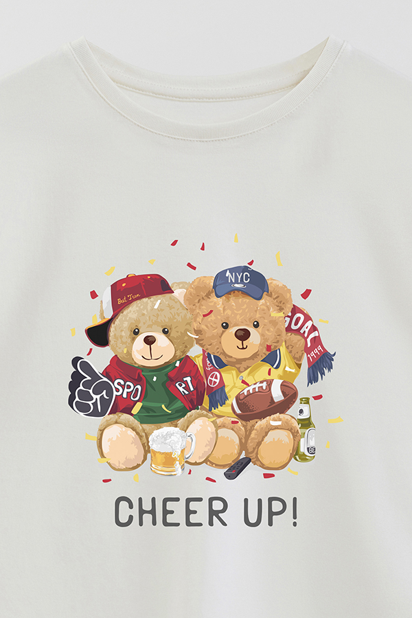 REMERA GB OVERSIZE CHEER UP