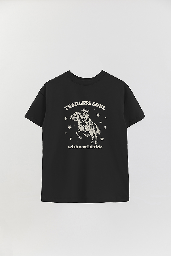 REMERA OVER ESTAMPADA COSMIC GIRL SOUL