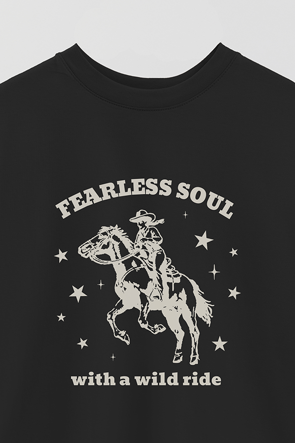 REMERA OVER ESTAMPADA COSMIC GIRL SOUL