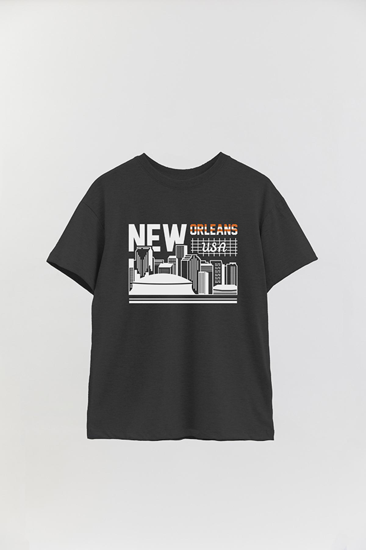 REMERA OVER ESTAMPADA CT NEW ORLEANS