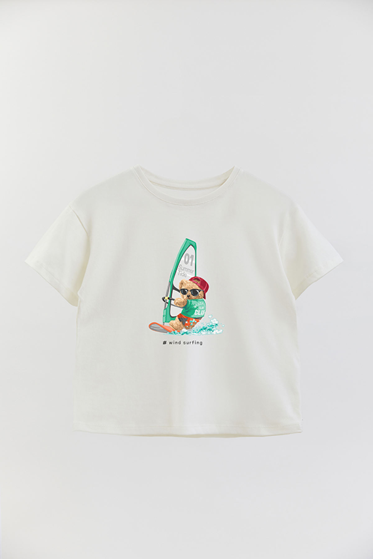 REMERA BOY OVER TEDDY WINDSURF