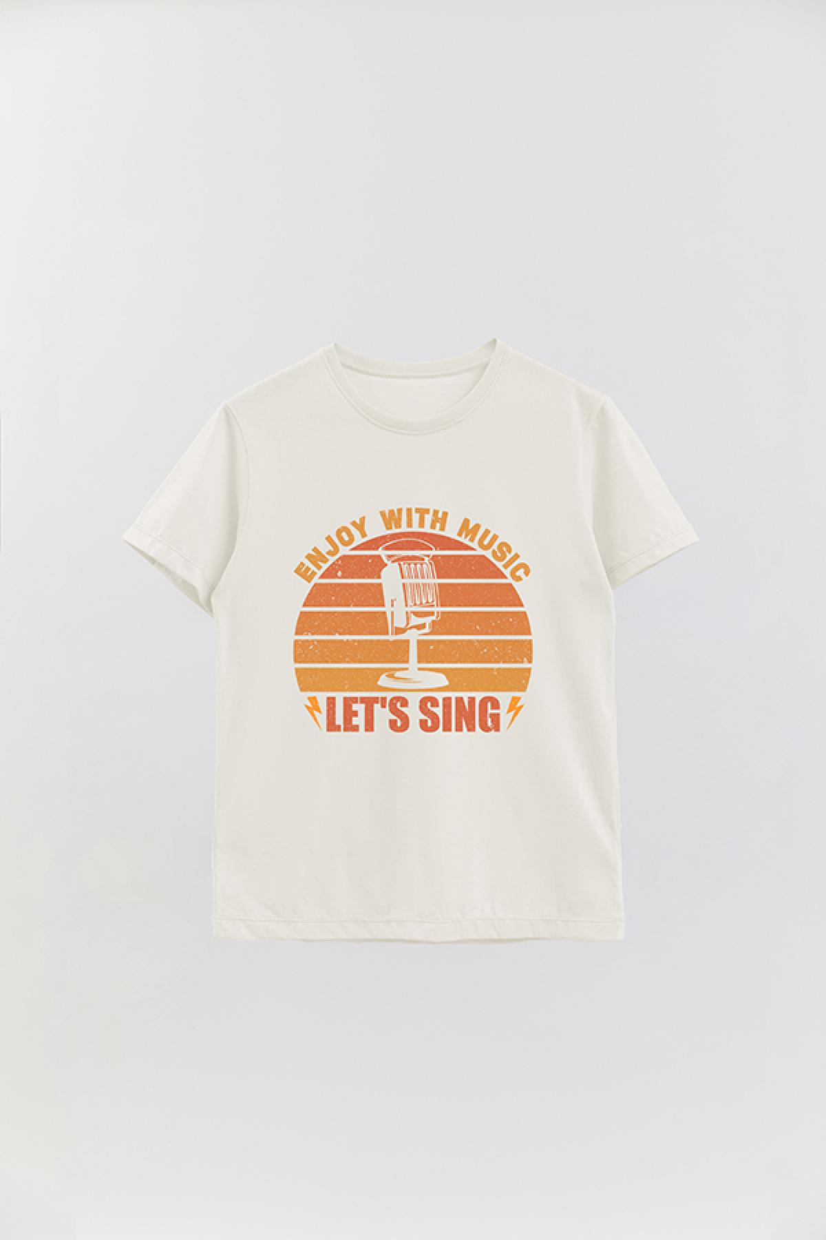 REMERA BASICA ESTAMPADA MS ENJOY WITH MUSIC