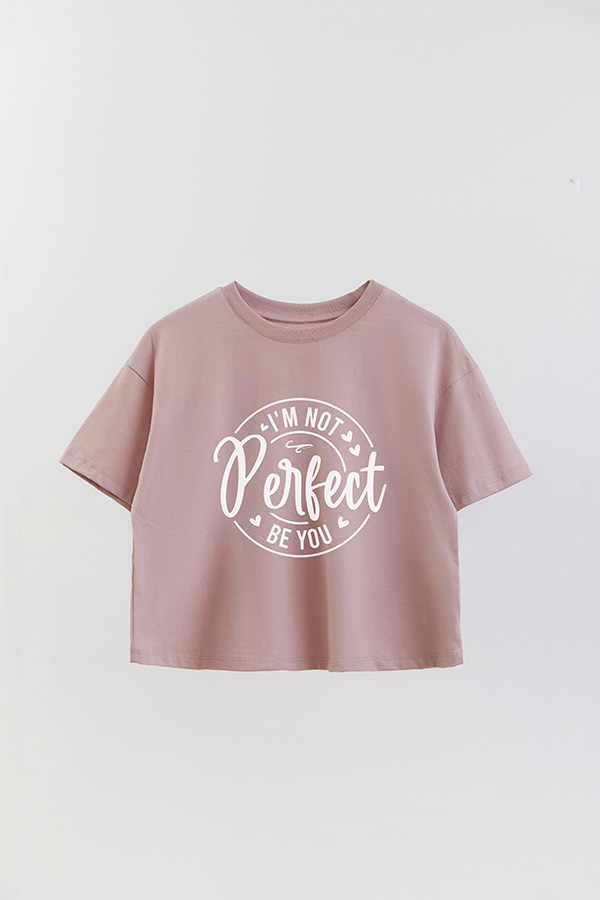 REMERA CROP ESTAMPADA GR IM NOT PERFECT