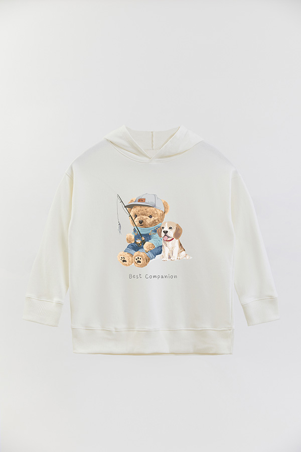 HOODIE RUSTICO KIDS TEDDY THE BEST