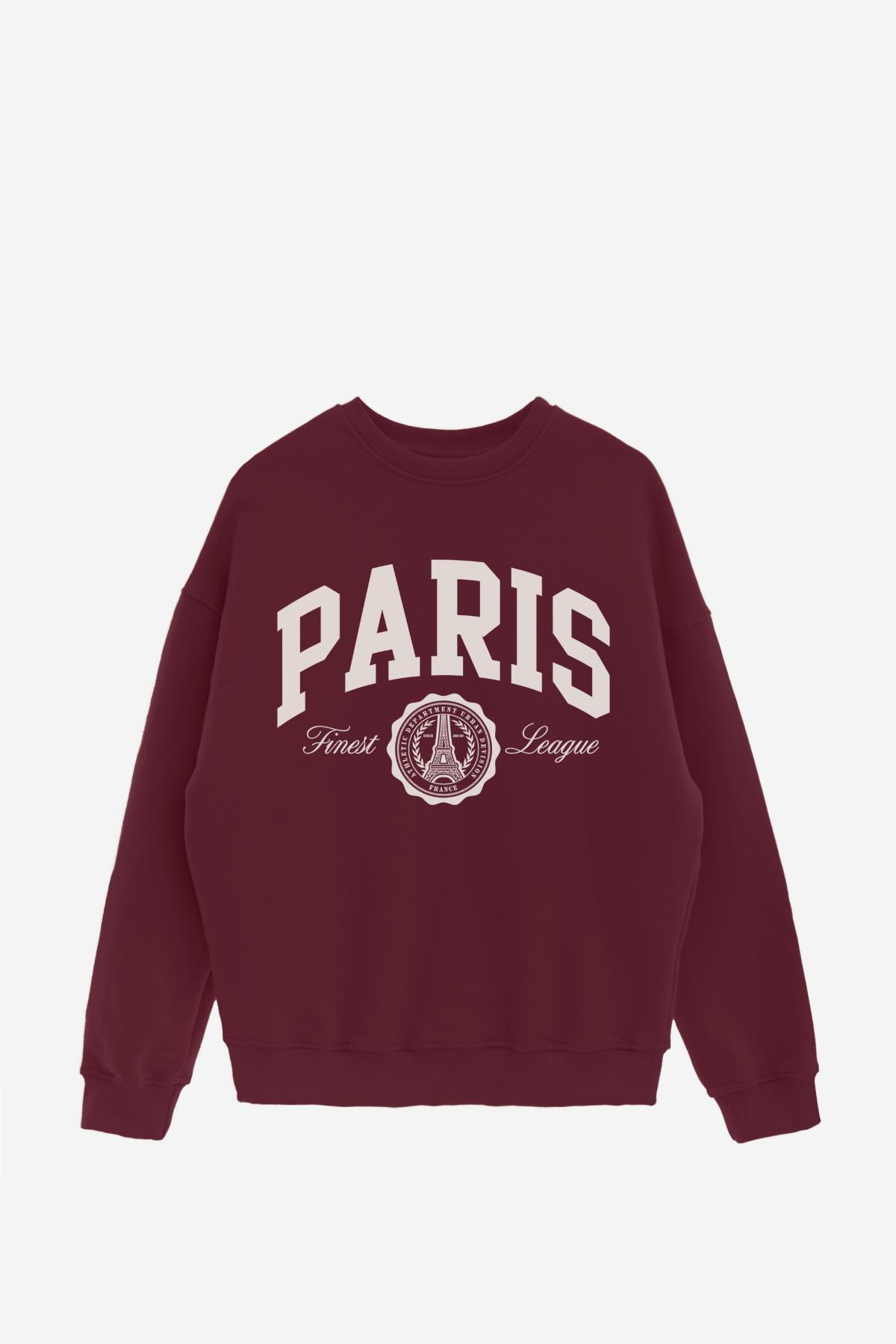 BUZO CREWNECK ESTAMPADO VARSITY PARIS