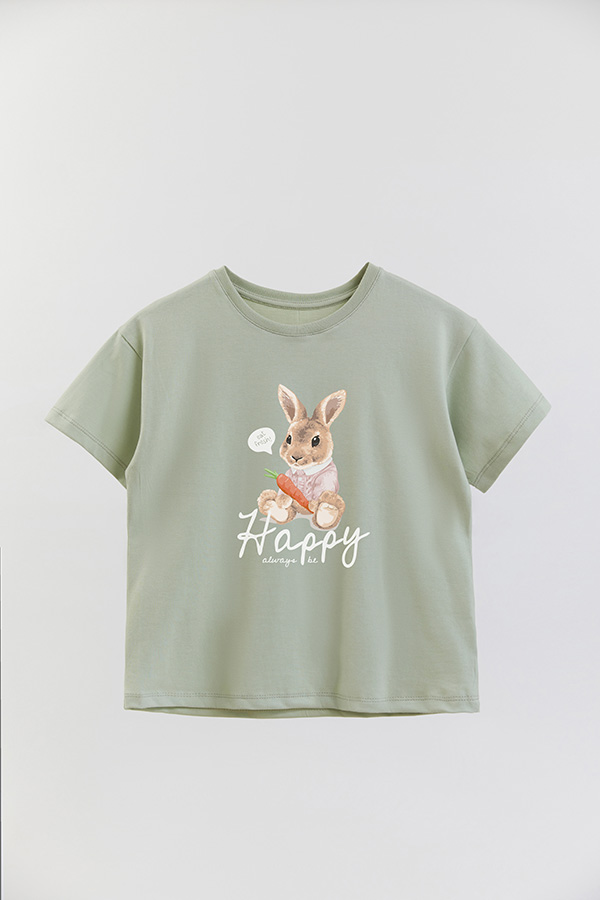 REMERA GIRL OVER HAPPY