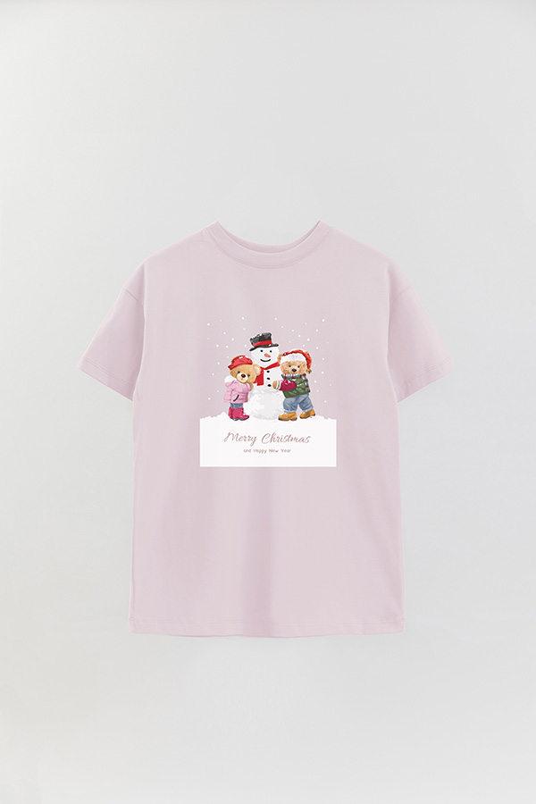 REMERA OVER ESTAMPADA TEDDY XMAS 12