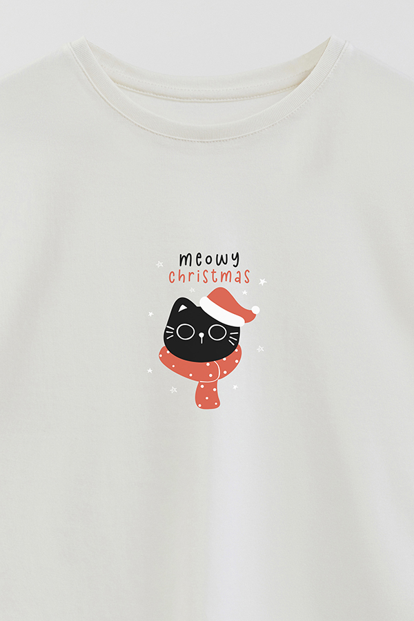 REMERA GIRL OVER JINGLE CAT 15