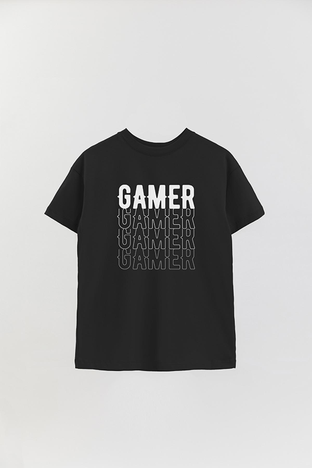 REMERA OVER ESTAMPADA GM GAMER B