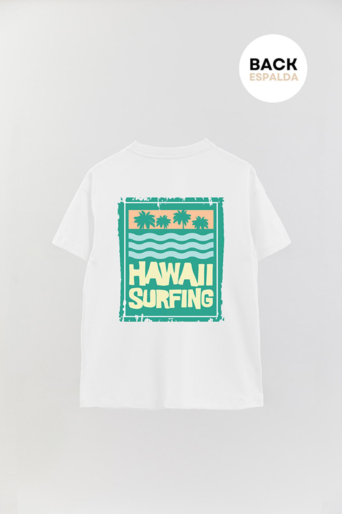 REMERA OVER ESTAMPADA SM HAWAII SURFING