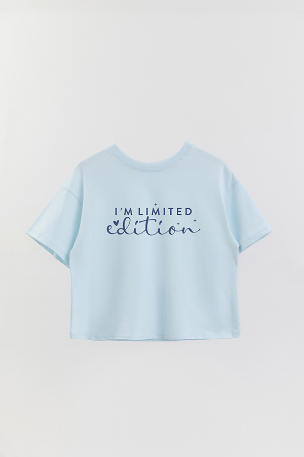 REMERA CROP ESTAMPADA BL LIMITED EDITION