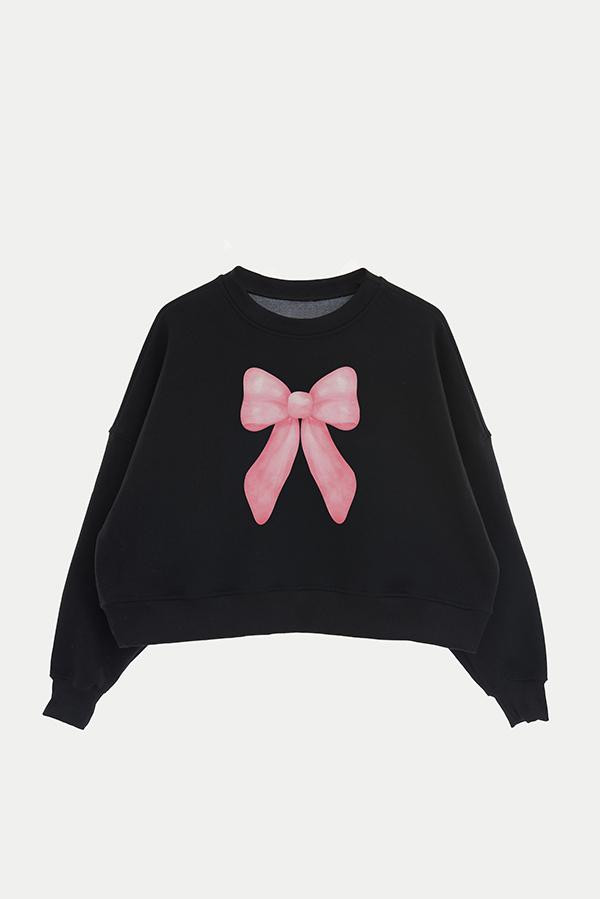 BUZO CROP ESTAMPADO COQUETTE BOW 1