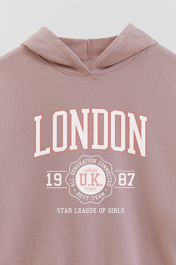 HOODIE RUSTICO GIRL URBAN LONDON