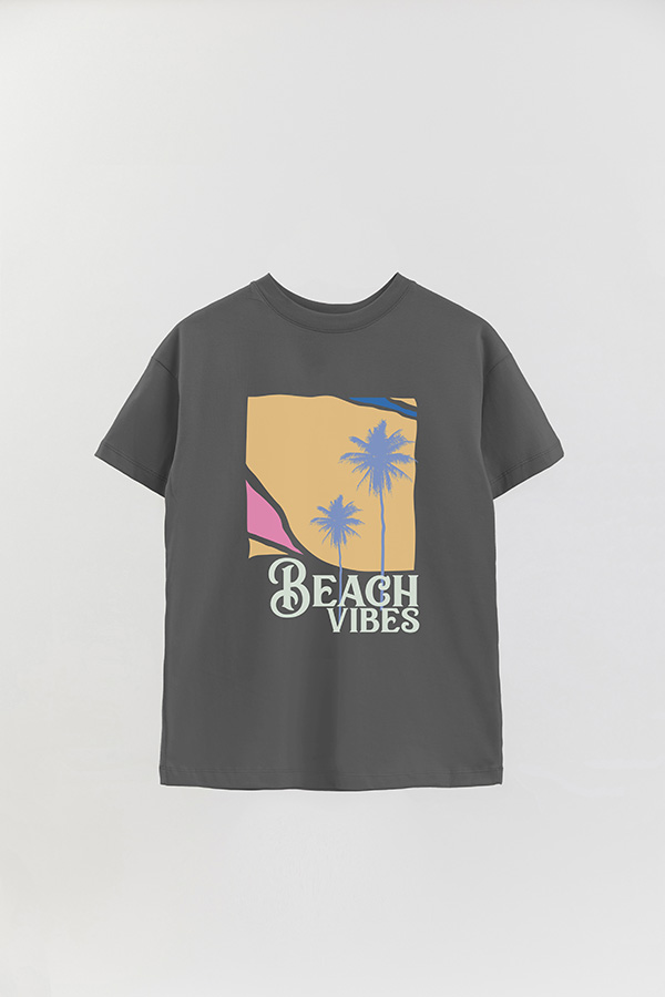 REMERA OVER ESTAMPADA BEACH VIBES