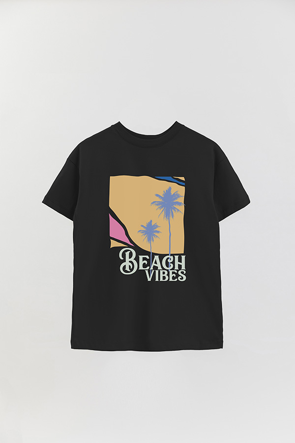REMERA OVER ESTAMPADA BEACH VIBES