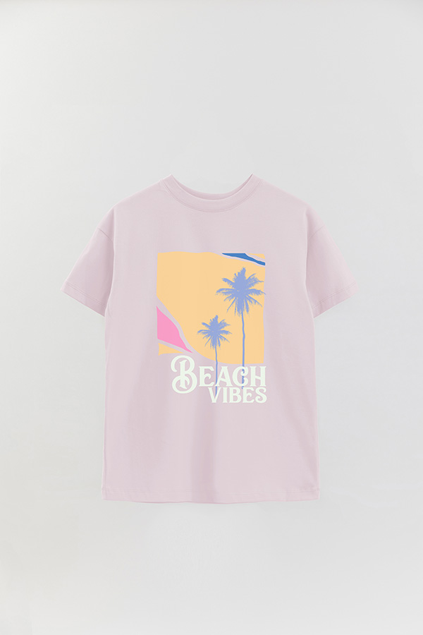 REMERA OVER ESTAMPADA BEACH VIBES