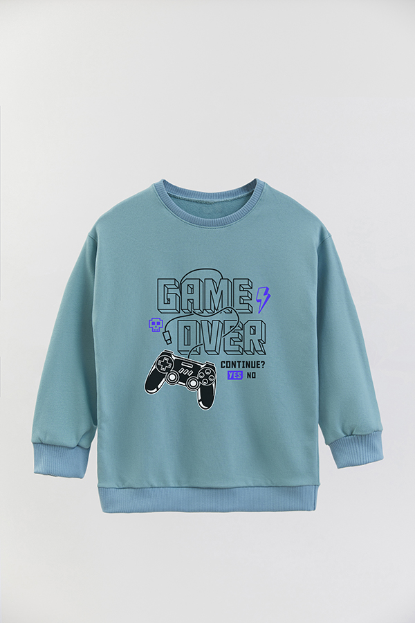 BUZO CREWNECK RUSTICO GAME ON YES
