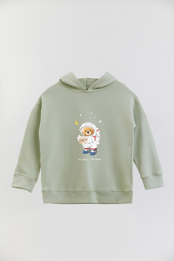 HOODIE RUSTICO KIDS TEDDY EARTH