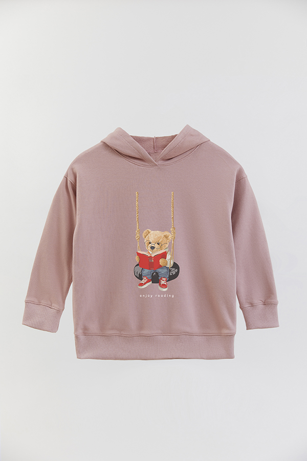 HOODIE RUSTICO KID TEDDY ENJOY READING