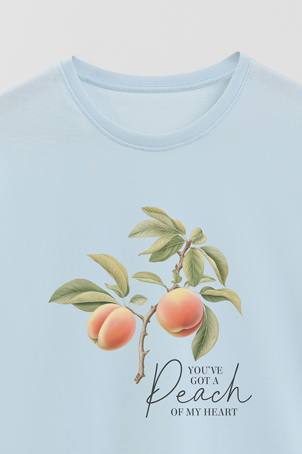 REMERA BASICA ESTAMPADA HARVEST PEACH