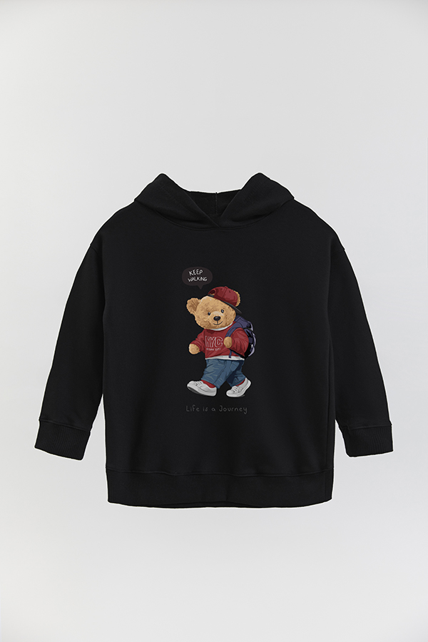 HOODIE RÚSTICO BOY TEDDY LIFE IS A JOURNEY