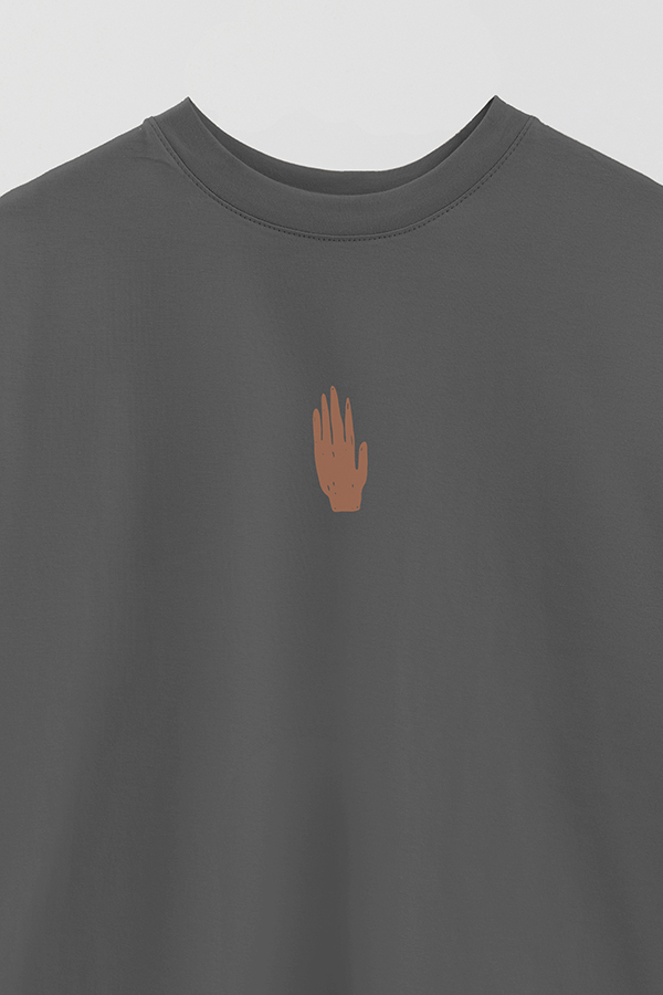 REMERA OVER ESTAMPADA WESTERN HAND