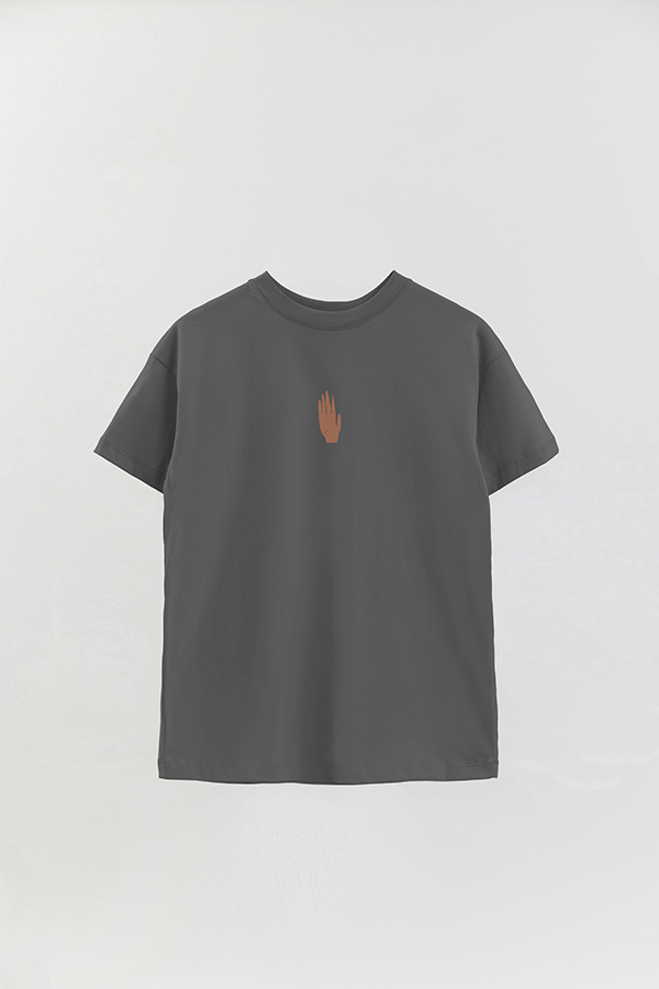 REMERA OVER ESTAMPADA WESTERN HAND
