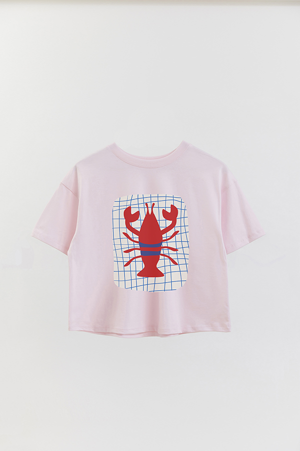 REMERA CROP ESTAMPADA ITALY ARAGOSTA