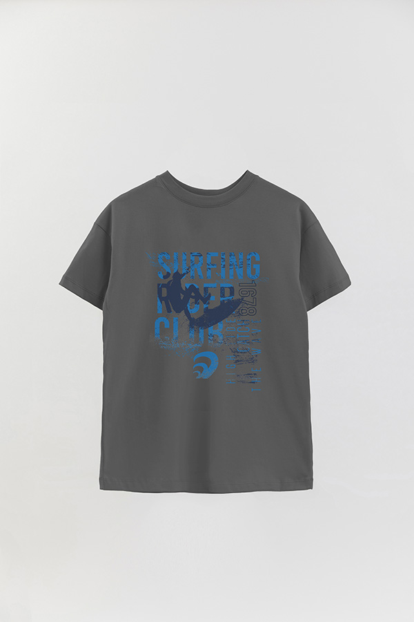 REMERA OVER ESTAMPADA SURFING RIDER