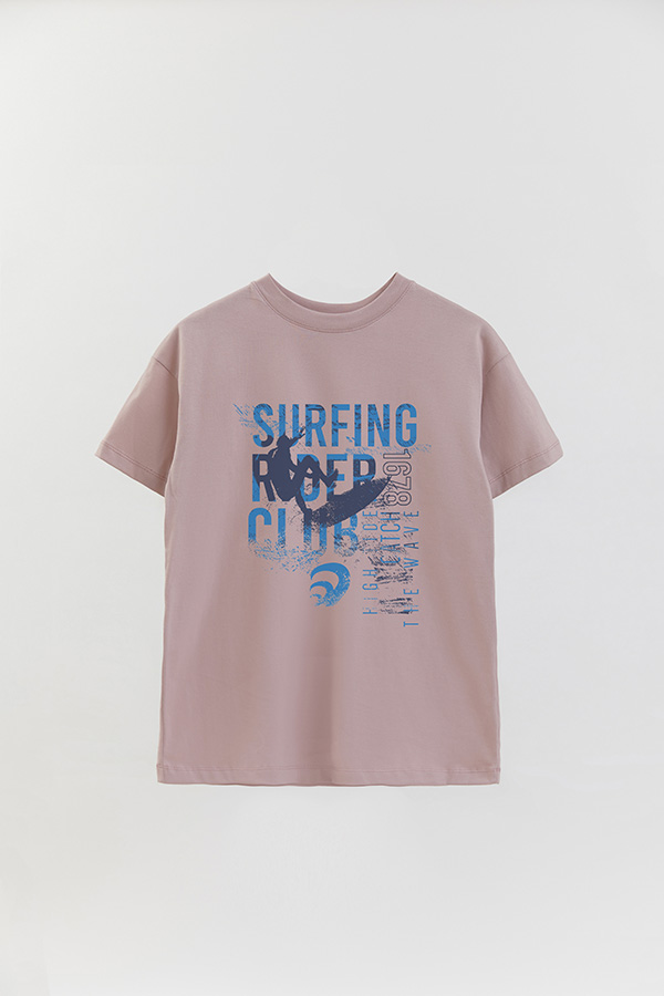 REMERA OVER ESTAMPADA SURFING RIDER