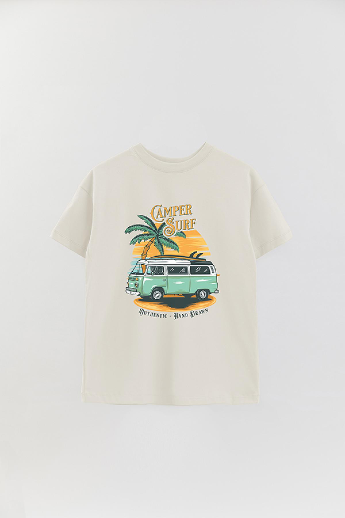REMERA OVER ESTAMPADA SM CAMPER SURF