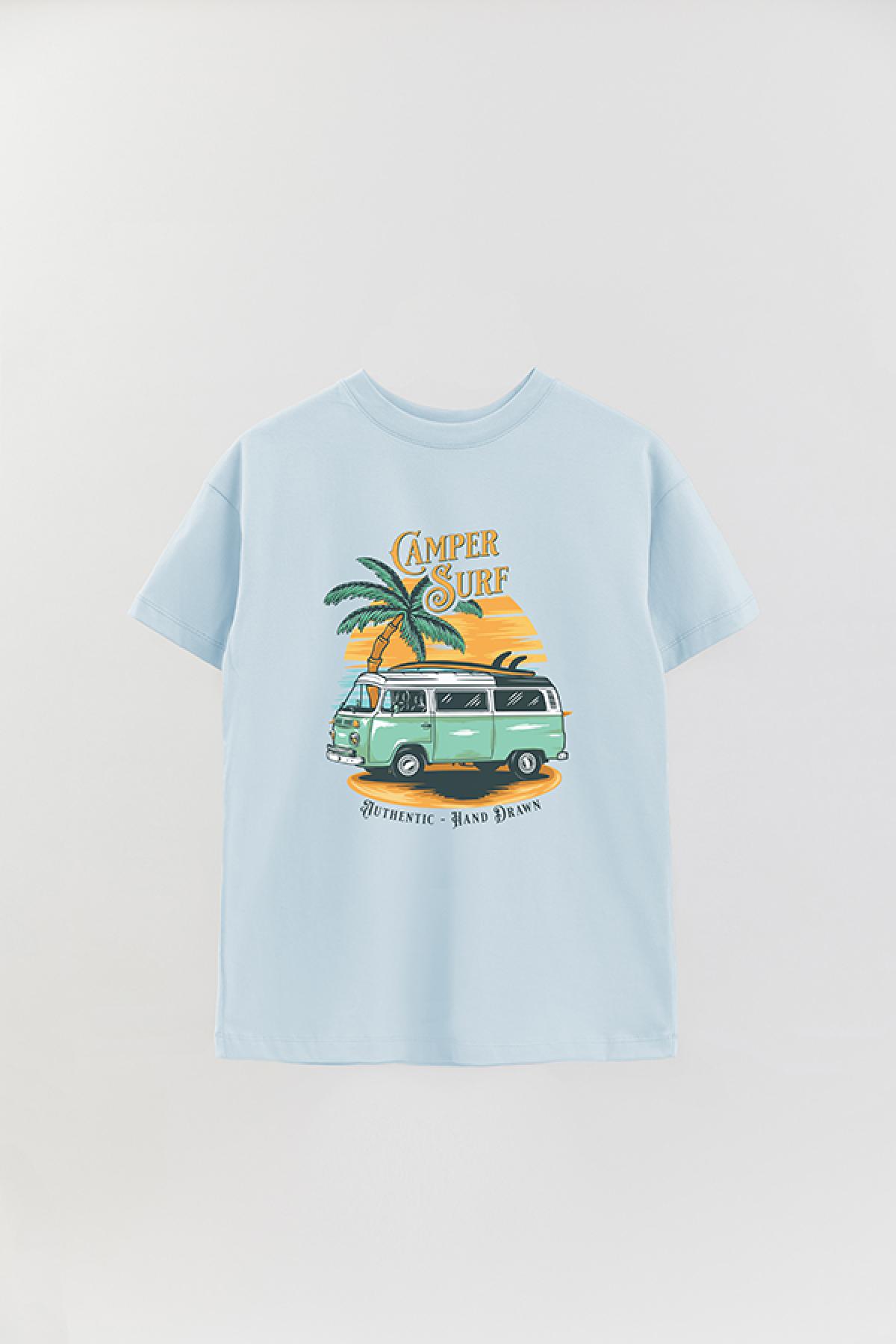 REMERA OVER ESTAMPADA SM CAMPER SURF