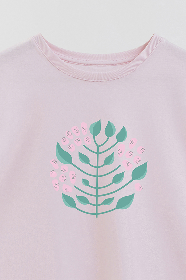 REMERA GIRL OVER BOHO TREE