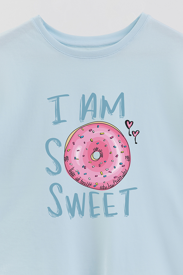 REMERA GIRL OVER I AM SO SWEET