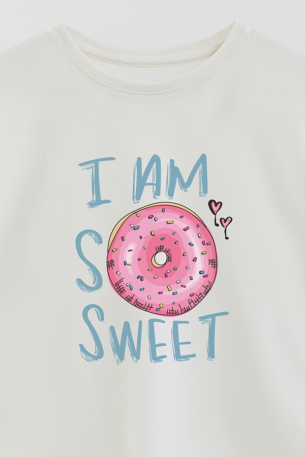 REMERA GIRL OVER I AM SO SWEET