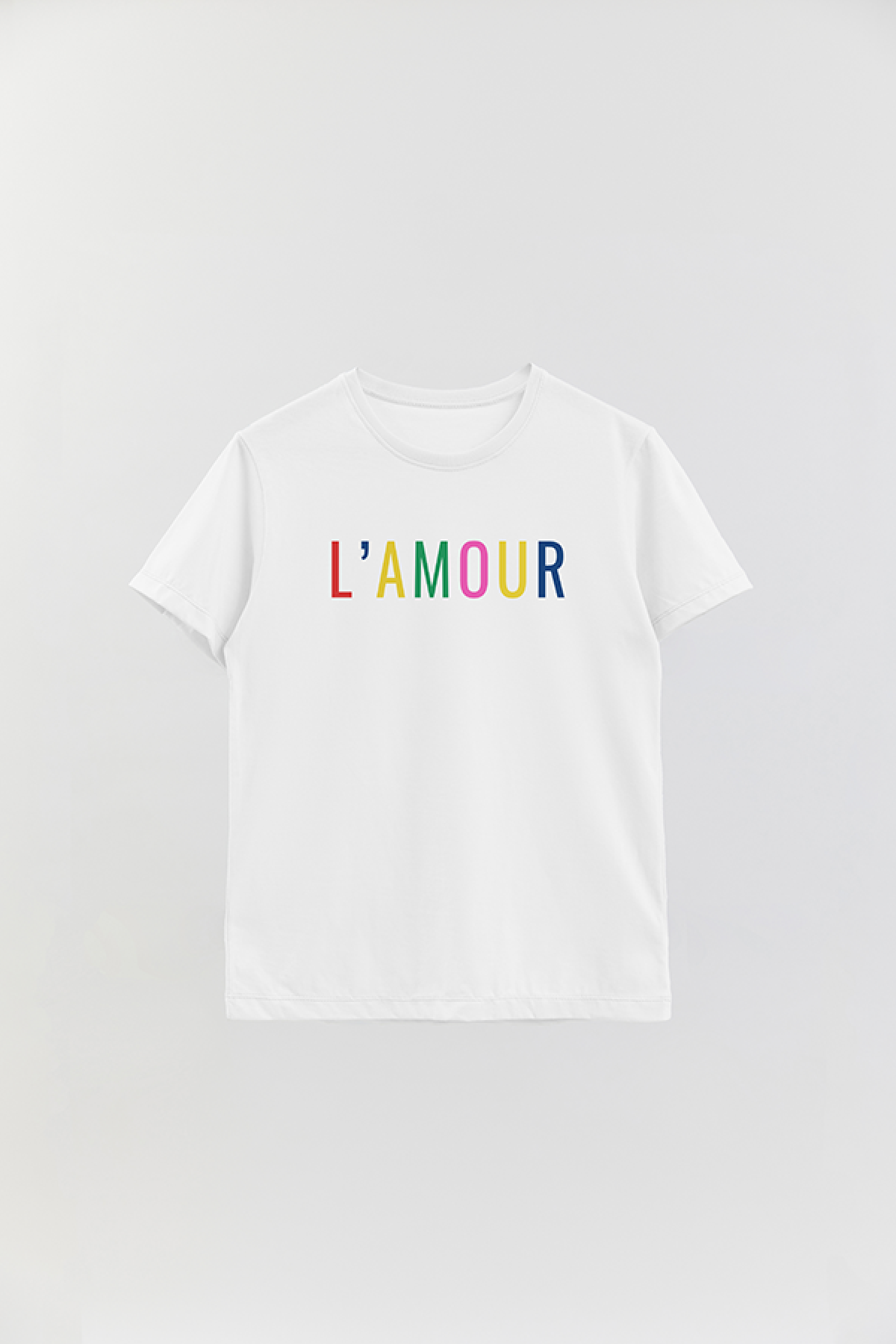 REMERA BASICA ESTAMPADA WCV L'AMOUR
