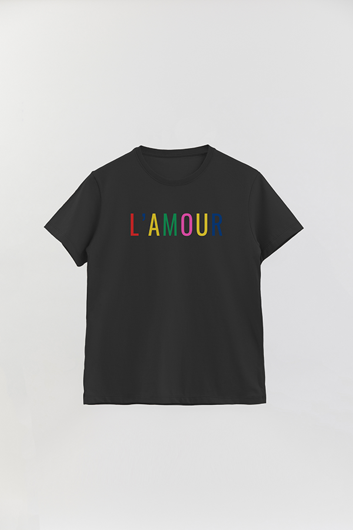 REMERA BASICA ESTAMPADA WCV L'AMOUR