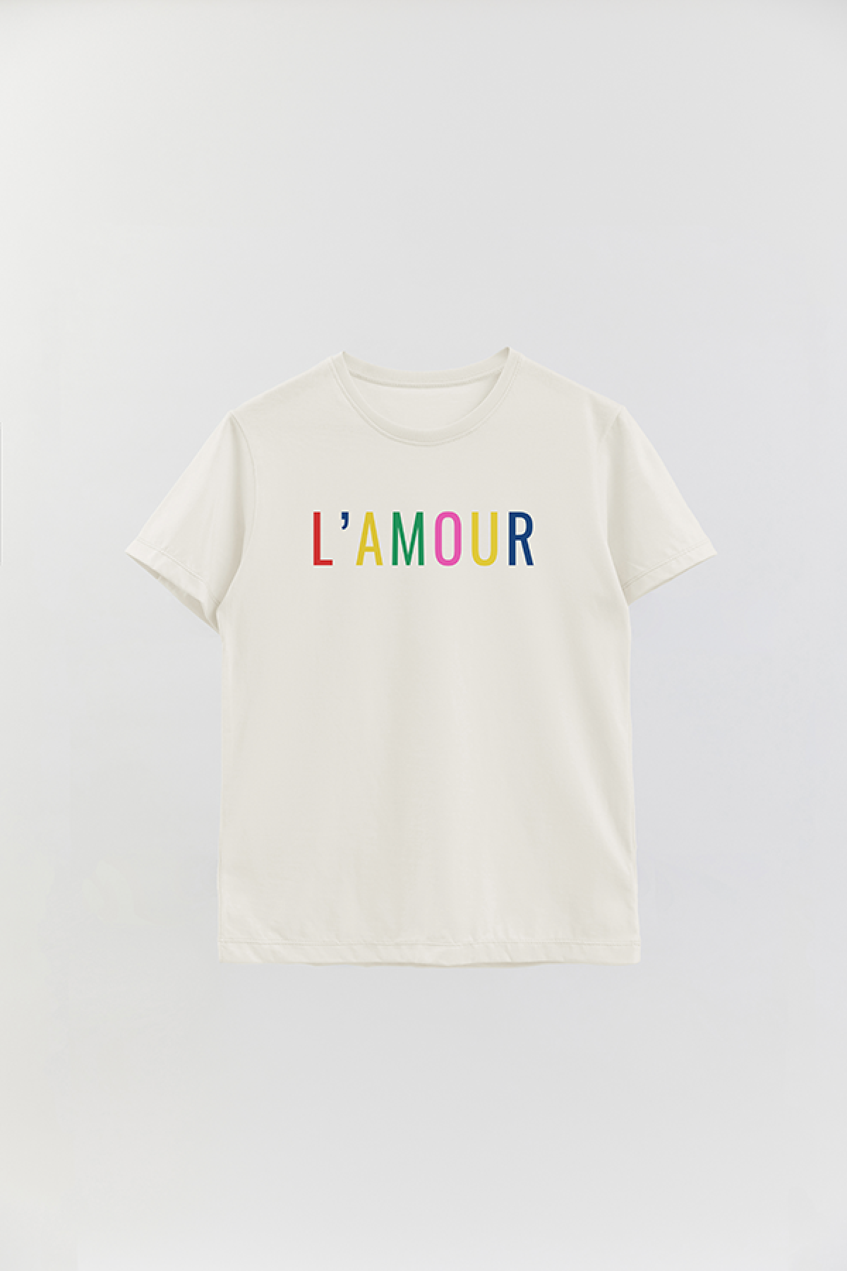 REMERA BASICA ESTAMPADA WCV L'AMOUR
