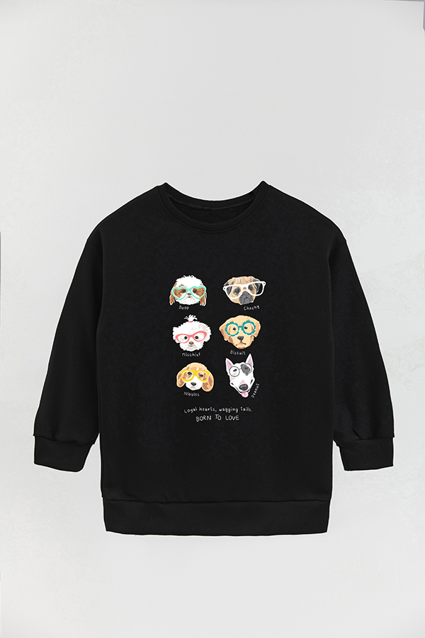 BUZO CREWNECK RUSTICO DOGGY DREAMS BORN TO LOVE