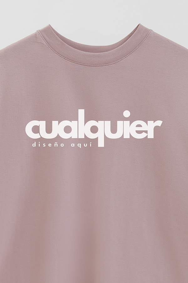 REMERA OVER CON LOGO