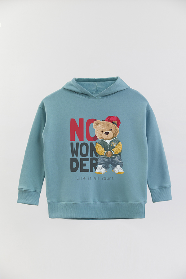 HOODIE RÚSTICO BOY TEDDY LIFE IS ALL YOURS