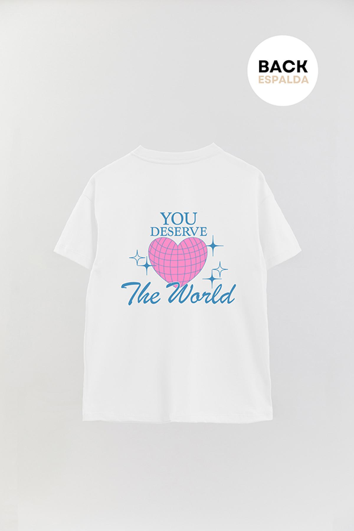 REMERA OVER ESTAMPADA AESTHETIC THE WORLD