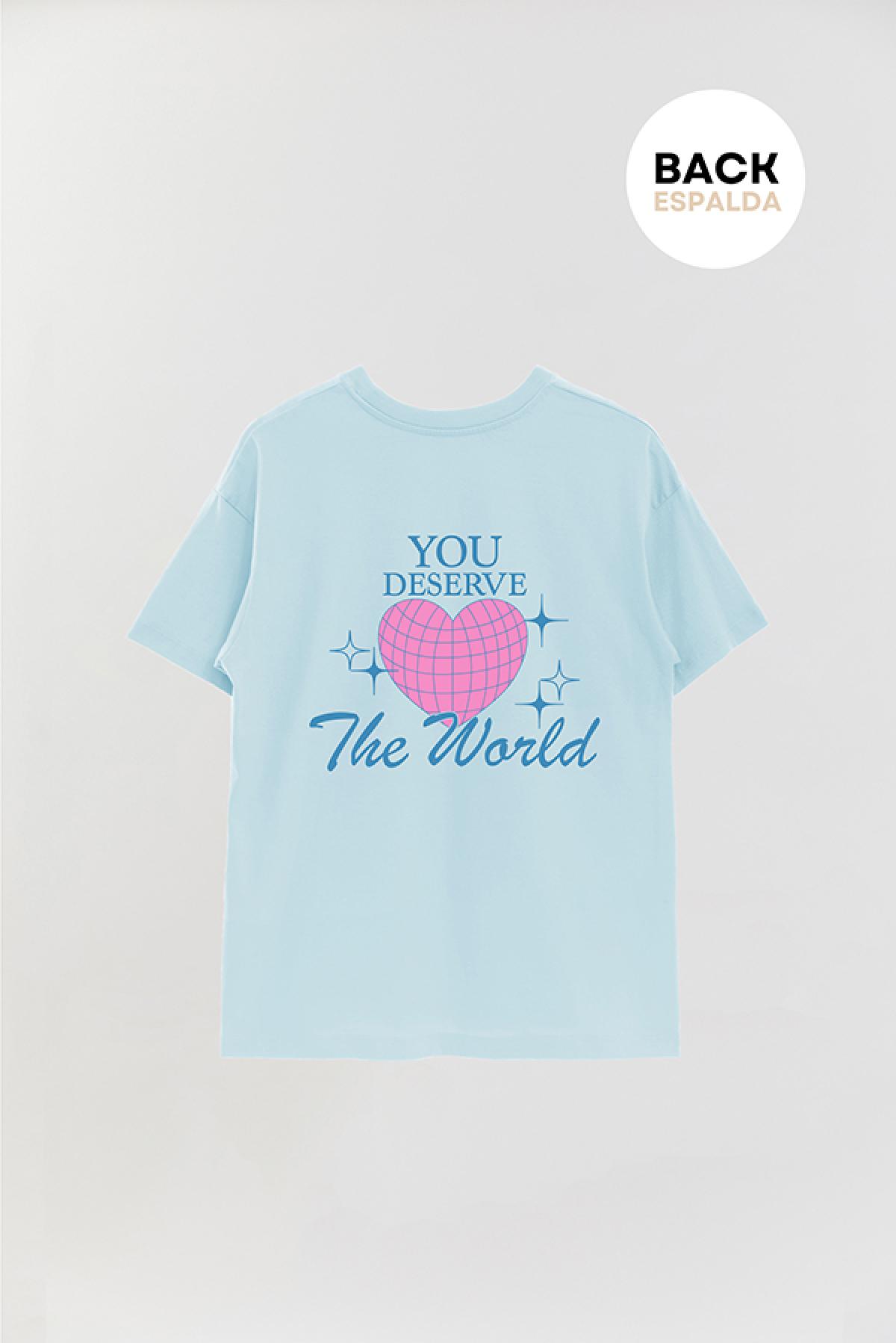REMERA OVER ESTAMPADA AESTHETIC THE WORLD