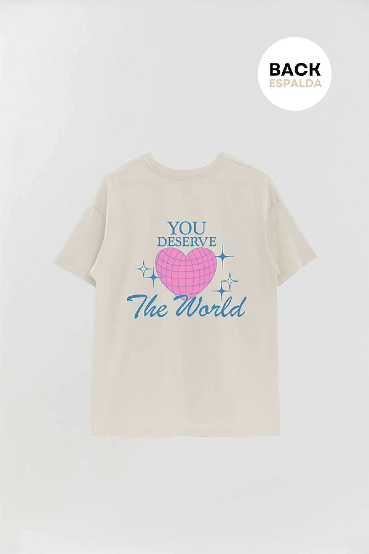 REMERA OVER ESTAMPADA AESTHETIC THE WORLD