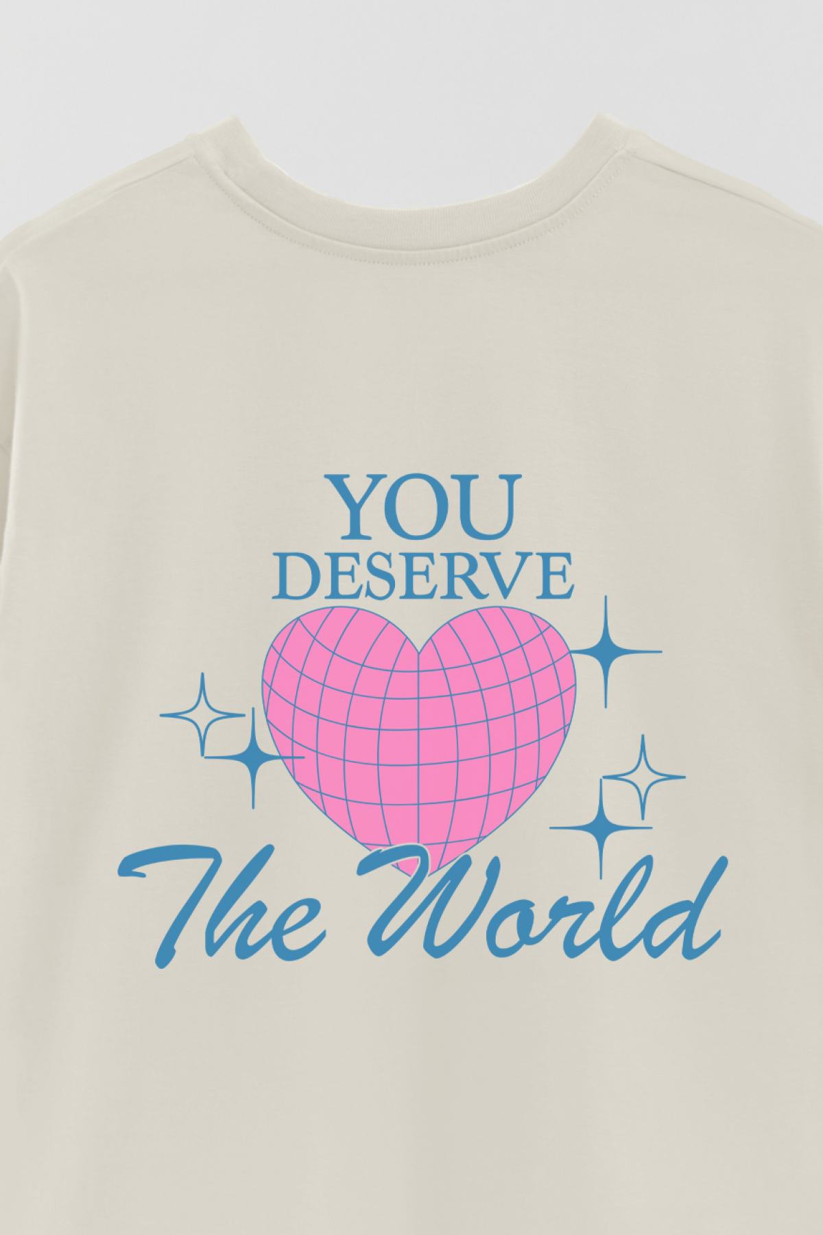 REMERA OVER ESTAMPADA AESTHETIC THE WORLD