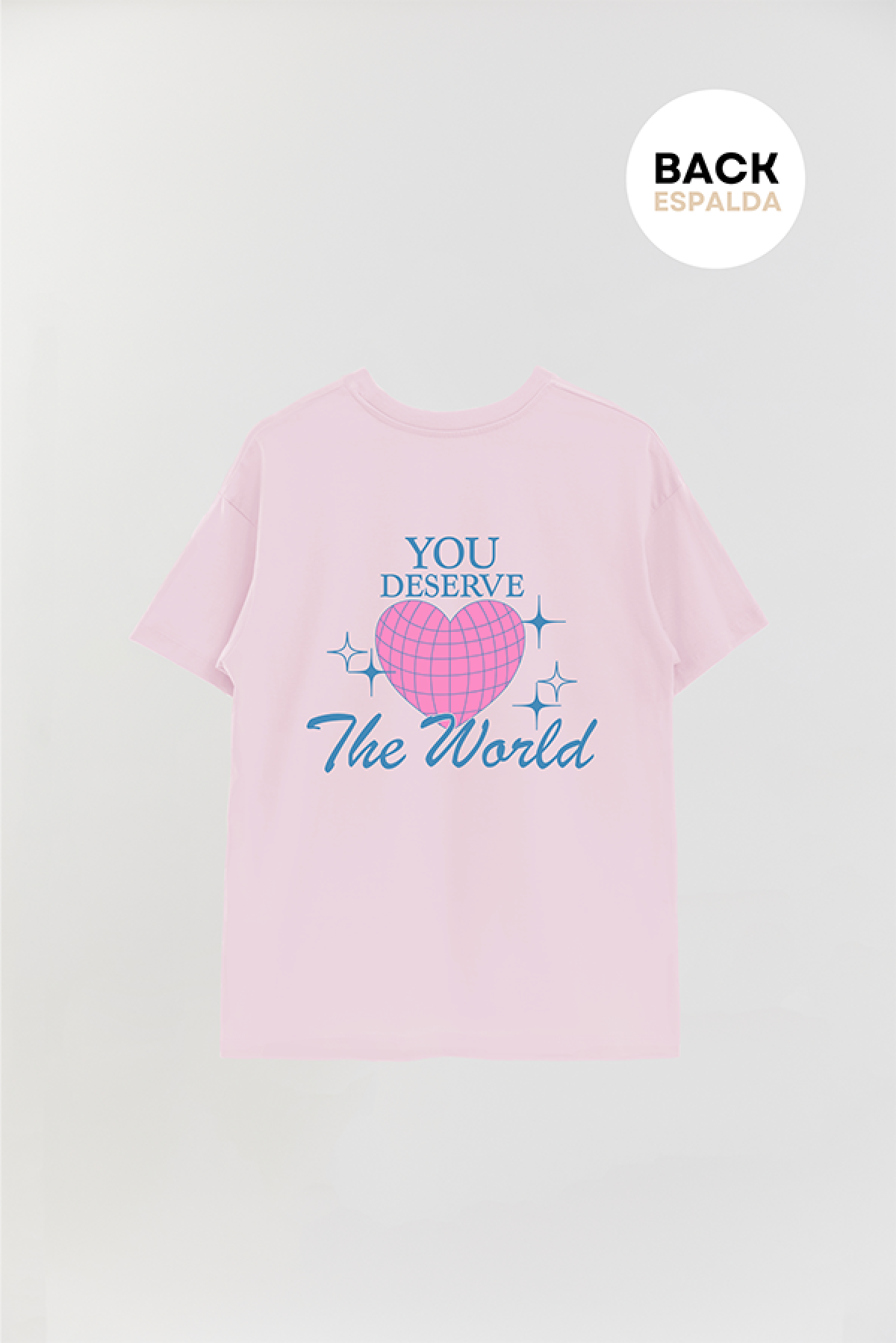 REMERA OVER ESTAMPADA AESTHETIC THE WORLD