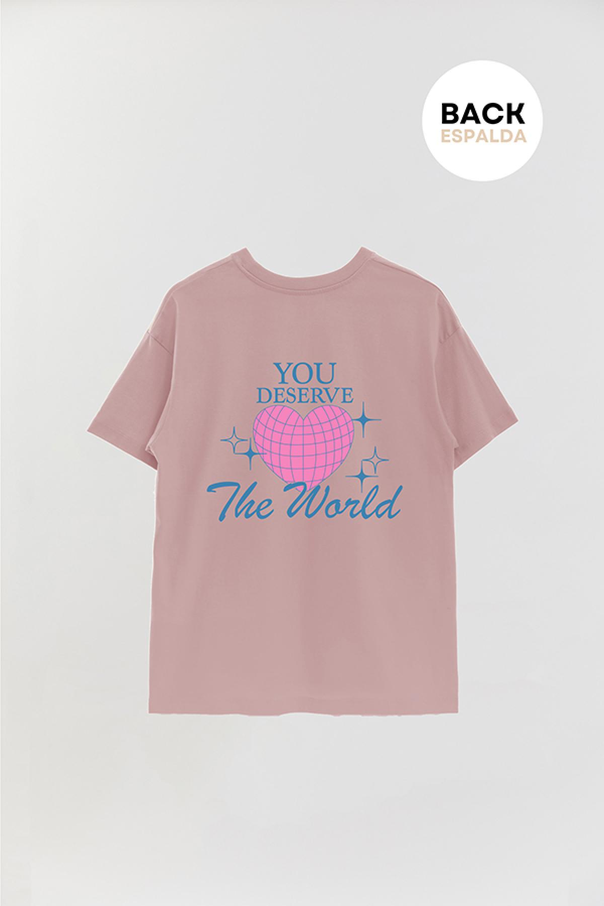 REMERA OVER ESTAMPADA AESTHETIC THE WORLD