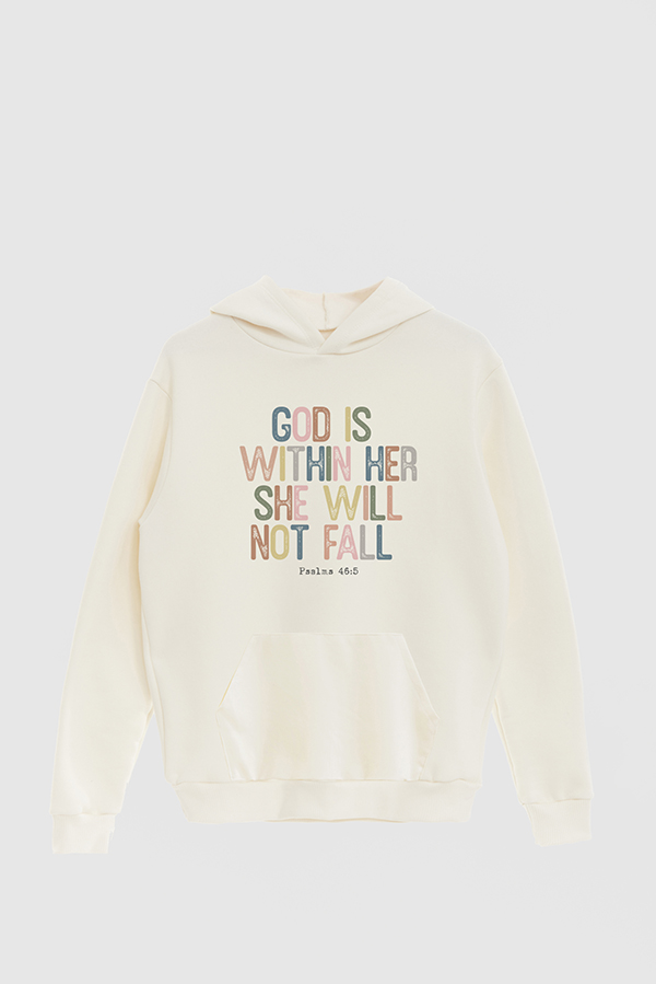 HOODIE FRISA ESTAMPADO GOD IS WITHIN