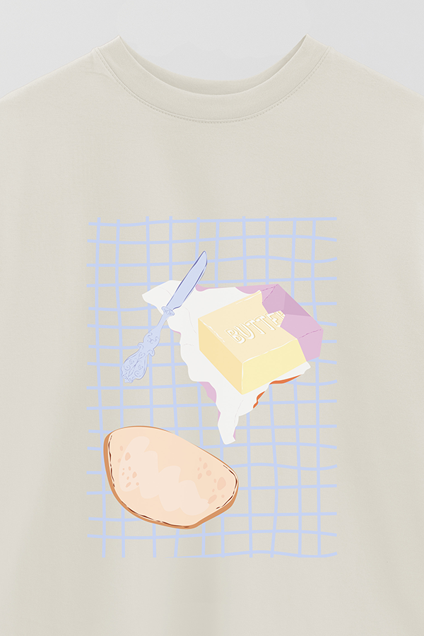 REMERA OVER ESTAMPADA BUTTER